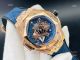 Replica Hublot Big Bang Watch Hublot Sang Bleu 45mm Rose Gold Black And Blue Rubber Straps (2)_th.jpg